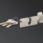 Brass Cylinder (One Side Knob) 3 KEY